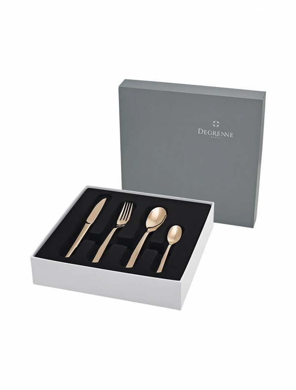 Набор столовых прибров 24 предмета, GUEST COPPER, DEGRENNE, арт.230856