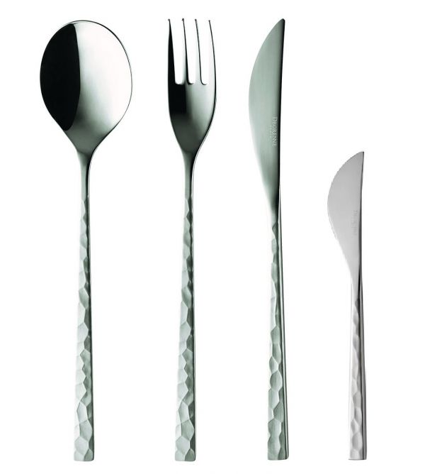 Набор десертных приборов 48 предметов , FUSE HAMMERED, DEGRENNE, арт.236790/12