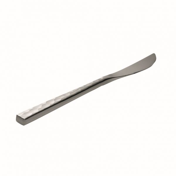 Нож столовый с твердой ручкой, зубчатый, FUSE MARTELE HAMMERED, DEGRENNE, арт.236791
