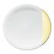 Тарелка обеденная Д 32 см.,  белая с золотым краем SD ONE, DEGRENNE, арт.:242547