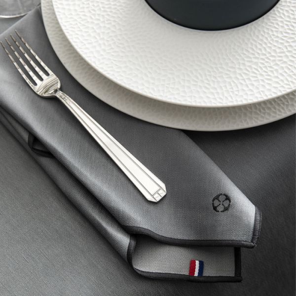 Набор салфеток  в подарочной упаковке, серый 6 шт., 50 x 40 cм., 50% лен, 50% хлопок, 241879, NUANCES, DEGRENNE