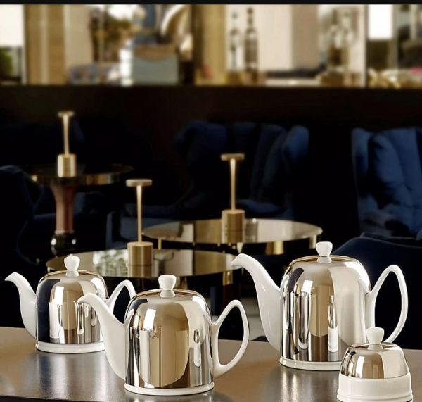 Чайник на 6 чашек 1000 мл, белый, глянец, SALAM WHITE , DEGRENNE, арт.211989